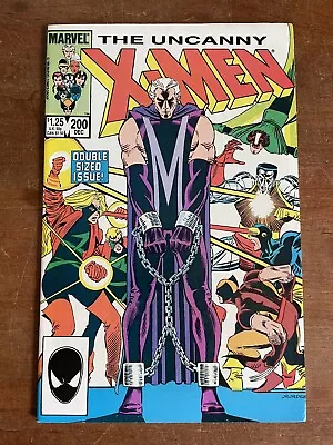 Buy UNCANNY X-MEN #200 KEY 1st FENRIS Trial Of Magneto (1985) Marvel • 19.95£