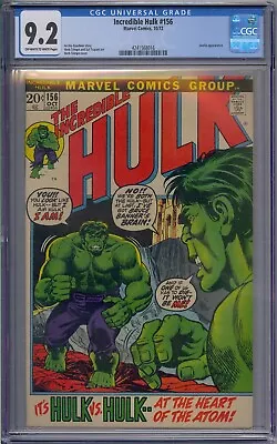 Buy Incredible Hulk #156 Cgc 9.2 Jarella Herb Trimpe • 112.39£