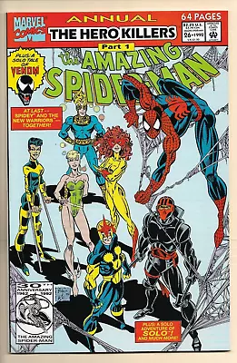 Buy Amazing Spider-Man Annual #26 NM- (1992) Origin Of Venom Story! New Warriors App • 10.28£