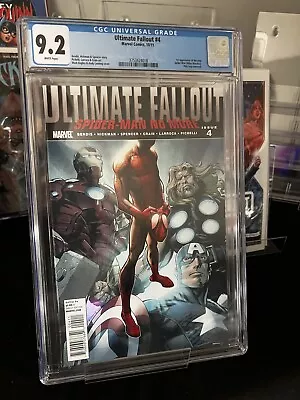 Buy ULTIMATE FALLOUT #4 CGC 9.2 First Appearance MILES MORALES 1st Print 2011!! • 339.17£