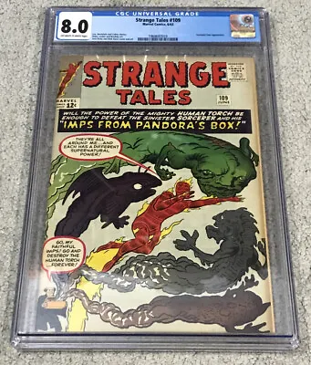 Buy Strange Tales 109 Cgc 8.0 First Circe Sersi Eternals Mcu Marvel • 729.24£