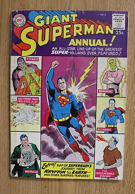 Buy Giant Superman Annual #2 (DC, 1960) Silver Age Comic VG • 63.95£