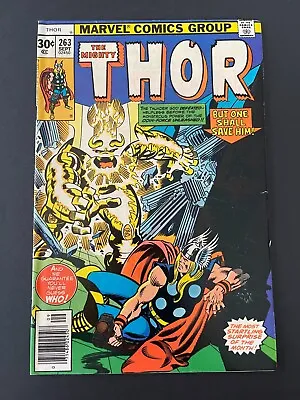 Buy Thor #263 - Holocaust And Homecoming! (Marvel, 1977) Fine • 1.55£