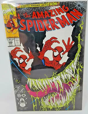 Buy Amazing Spider-man #346 Venom Appearance *1991* 9.2 • 18.92£