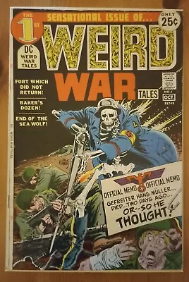 Buy Weird War Tales #1 DC Kubert Cover 1971.  • 80£