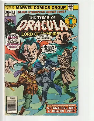 Buy The Tomb Of Dracula #53 54 VG/VG- Blade Lord Of Vampires MARVEL Comic Book 1977 • 7.06£