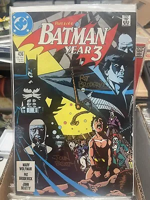 Buy BATMAN #436 DC 1st Appearance Robin Drake SIGNED By Pat Broderik And John Beatty • 15.80£