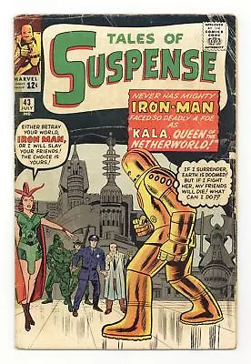 Buy Tales Of Suspense #43 GD 2.0 1963 • 88.35£