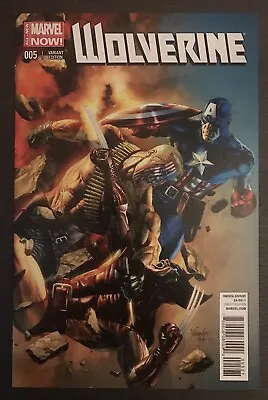 Buy Wolverine #5 2014 Retailer Incentive Marvel Captain America Variant Comic Book • 71.66£