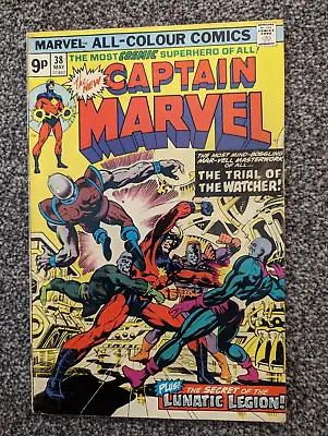 Buy Captain Marvel 38. 1975. Featuring The Watcher And The Lunatic Legion • 2.49£