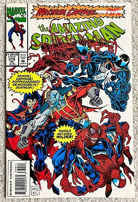 Buy Amazing Spider-Man #379: Maximum Carnage Part 7 Of 14 Marvel Comics 1993 NM • 7.88£