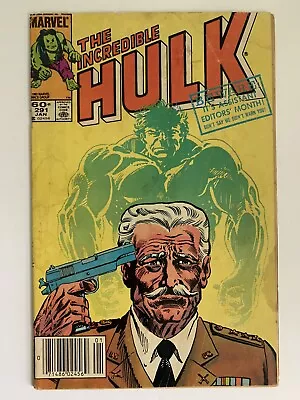 Buy Incredible Hulk #291 2.0 Gd 1984 Origin Of General Ross Thunderbolt Marvel • 1.82£