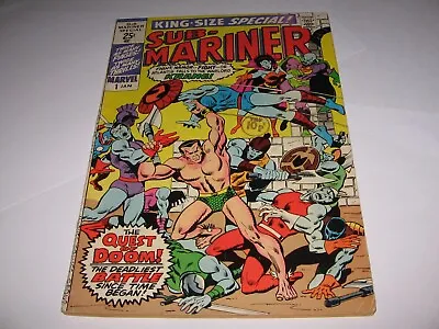 Buy SUB MARINER KING SIZE SPECIAL # 1 (January 1971) Marvel  Gene Colan   FN+  Namor • 5.20£