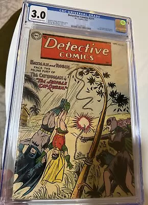 Buy Detective Comics #211 CGC 3.0, 1954, Batman/Robin Catwoman Golden Age Rare! • 953.21£