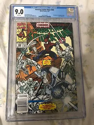 Buy Amazing Spider-man #360 CGC Graded 9.0 White Pages. 1st App Of Carnage In Cameo • 71.95£