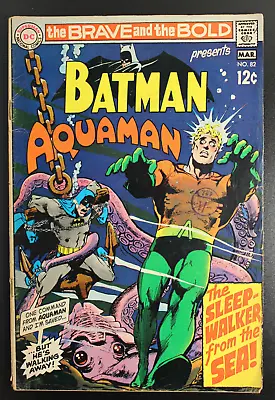 Buy Brave And The Bold #82 DC 1968 Batman And Aquaman - Neal Adams VG • 23£