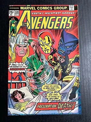 Buy AVENGERS #139 September 1975 MarvelComics Iron Man Vision Beast Thor America • 18.38£