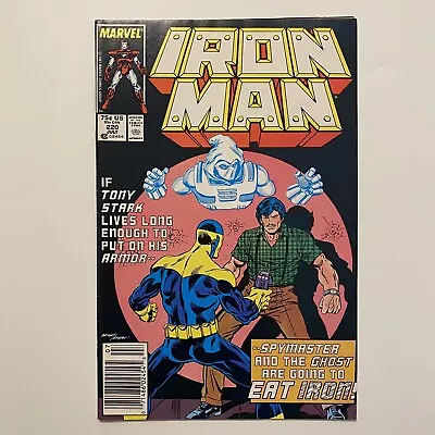 Buy Iron Man #220 Vf 2nd Ghost 1 Appearance Ant-man Wasp 2 Movie Newsstand Comic  • 4.75£