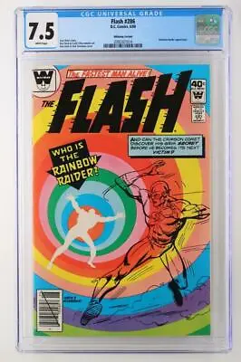 Buy Flash #286 - CGC 7.5 VF- DC 1980 - Rainbow Raider! Whitman Variant! 2nd HIGHEST • 395£