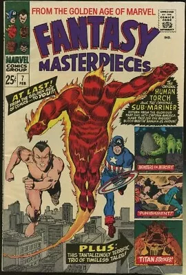 Buy Fantasy Masterpieces #7 (1967) Fn+ 6.5  Golden Age Captain America, Human Torch • 30£