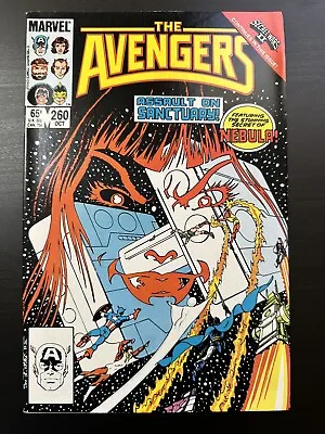 Buy Avengers #260 - Origin And 1st Cover Appearance Of Nebula - John Byrne Cover Art • 3.95£
