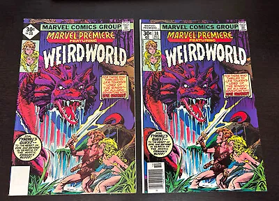 Buy MARVEL PREMIERE #38 (Comics 1977) -- Weirdworld -- Newsstand + Whitman Variant • 11.98£