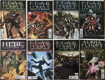 Buy Fear Itself, 8 Issue Marvel Bundle, 2011/12, Avengers, Rare, Bagged/boarded • 14.99£