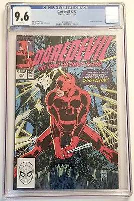 Buy Daredevil #272 CGC 9.6 N Mint+ White 1989 Marvel Comics John Romita Jr, Inhumans • 27.75£