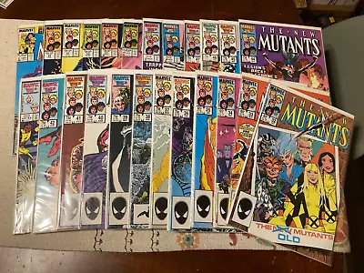 Buy New Mutants 32-54 +Annual 3 Complete Set/Run Claremont/Sienkiewicz Uncanny X-Men • 67.14£