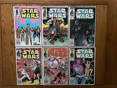 Buy Six Star Wars Newstand Editions (1984-86) High Grade, 90 - 92, 104 - 106. • 80£