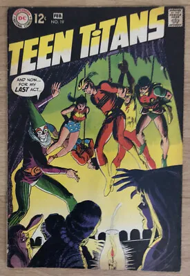 Buy Silver Age 1969 Teen Titans 19 Friderich Story Kane Art; Speedy Replaces Aqualad • 139.74£