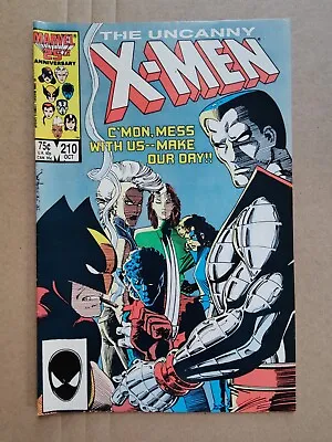 Buy The Uncanny X-Men 210 FN Midgrade Mutant Massacre Marvel Comics 1986 • 7.12£