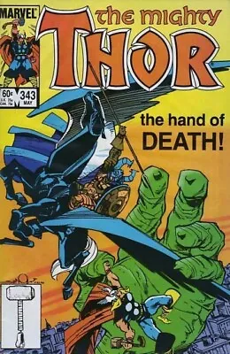 Buy THOR #343 (May 1984) VF/NM, KEY! Death Of FAFNIR! - Walt Simonson - • 4.79£