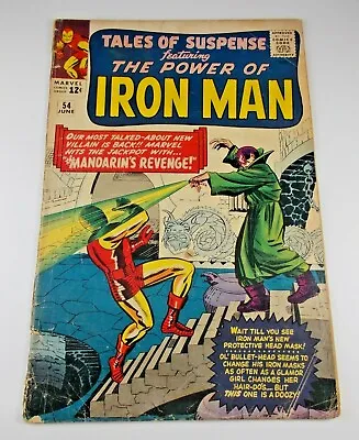 Buy Tales Of Suspense #54 1964 [3.5 VG-] 2nd App Mandarin Silver Age Iron Man Marvel • 47.49£