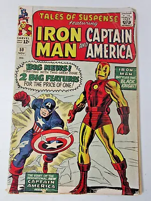 Buy Tales Of Suspense #59 1964 [GD] Iron Man 1st Jarvis 1st Silver Age Cap Story • 76.72£