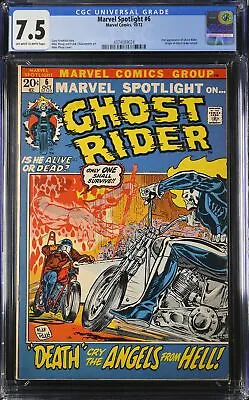 Buy Marvel Spotlight #6 - Marvel Comics 1972 CGC 7.5 2nd Appearance Of Ghost Rider.  • 119.13£