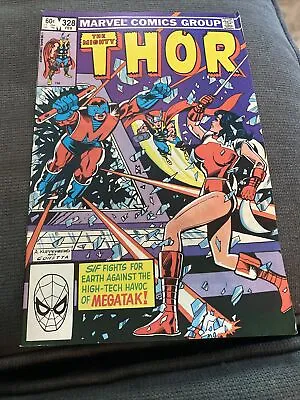 Buy Marvel Comics Thor #328! Bronze Age “Sif Vs Megatak!” • 5.59£