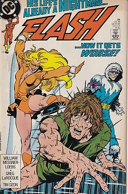 Buy DC Flash, #28, 1989, William Loebs, Greg LaRocque • 1.50£