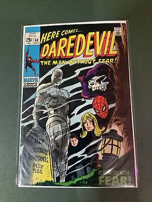 Buy Daredevil #54 1st Second Mister Fear Appearance (1969 Marvel Comics) • 35.98£