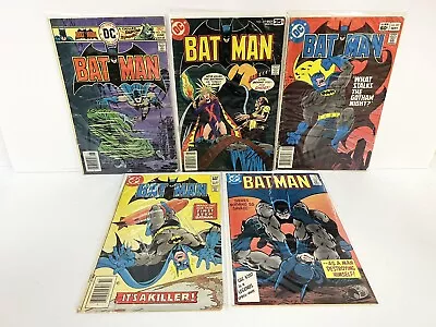 Buy Batman 276 299 351 352 402 Lot Of 5 Comic Books DC Comics Key Classic Cover Key • 21.58£