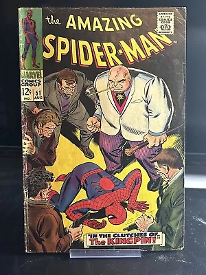 Buy Amazing Spider-Man #51 3.5 2nd Appearance Kingpin! Marvel 1967 • 79.95£