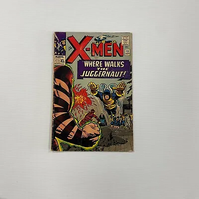Buy X-Men #13 1965 GD+ 2nd Appearance Of Juggernaut Cent Copy • 120£