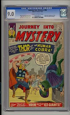 Buy Journey Into Mystery #98 CGC 9.0 VF/NM Thor Unrestored Origin & 1st Human Cobra • 1,032.76£