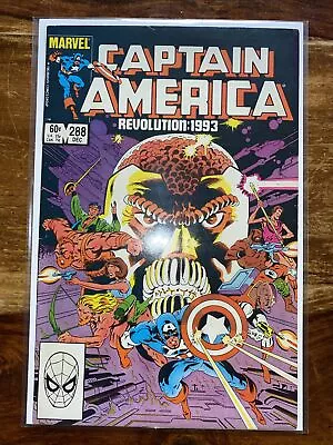 Buy Captain America 288. 1983. Feat Deathlok & Nomad. Last Bronze Age Issue. F/VF • 2.99£