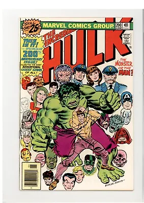Buy Incredible Hulk 200 VF 200th Anniversary Issue  1976 • 15.76£