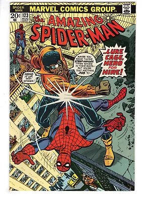 Buy Amazing Spider-man #123 (1973) - Grade 7.0 - Luke Cage Power Man Appearance! • 79.18£