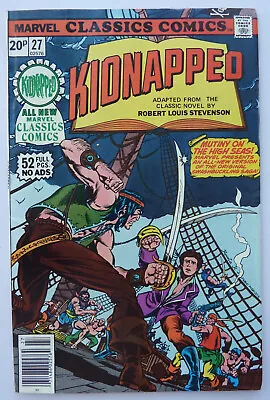 Buy Marvel Classics Comics #27 Featuring Kidnapped - UK Variant 1977 VF- 7.5 • 13.25£