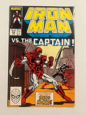 Buy Iron Man #228 Iron Man Vs The Captain Armor Wars Part Four Bob Layton Cover 1988 • 7.90£