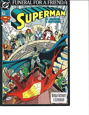 Buy Superman 1987 2nd Series #76 Feb 1993 Dan Jurgens And Brett Breeding 10.0 Mint • 47.96£