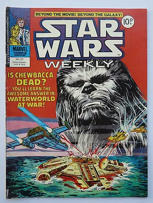 Buy Star Wars Weekly #27 - Marvel Comics Group UK 9 August 1978 GD/VG 3.0 • 5.95£